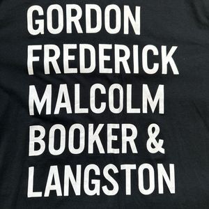 Well Worn Shirt Unisex 2XL XXL Black Graphic T-Shirt Gordon Frederick Malcolm